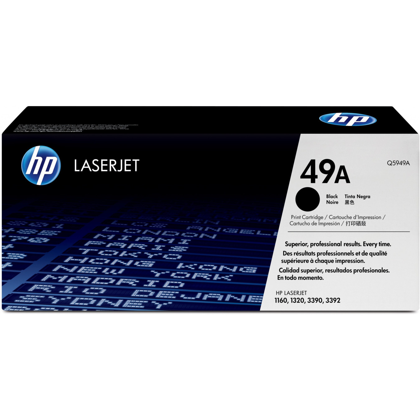 HP 49A - Q5949A - Original LaserJet Toner Cartridge - Black, Standard Yield 2,500 pages - 1-Pack