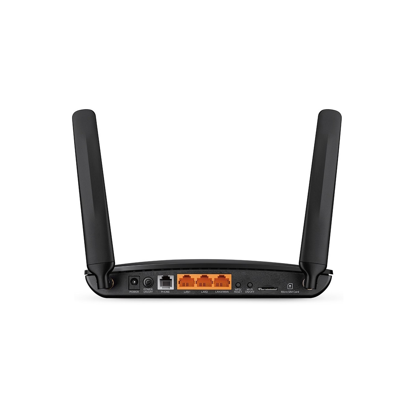 TP-Link Archer MR6500V - AC750 4G LTE VoIP Router - Black, 2.4 GHz 300 Mbps, 2x LAN, 2x External Antennas