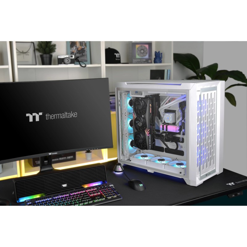 Buy Thermaltake CTE C750 TG - Full-Tower ARGB Tempered Glass PC Case - Snow White in Cyprus, Nicosia, Limassol, Larnaka, Pafos