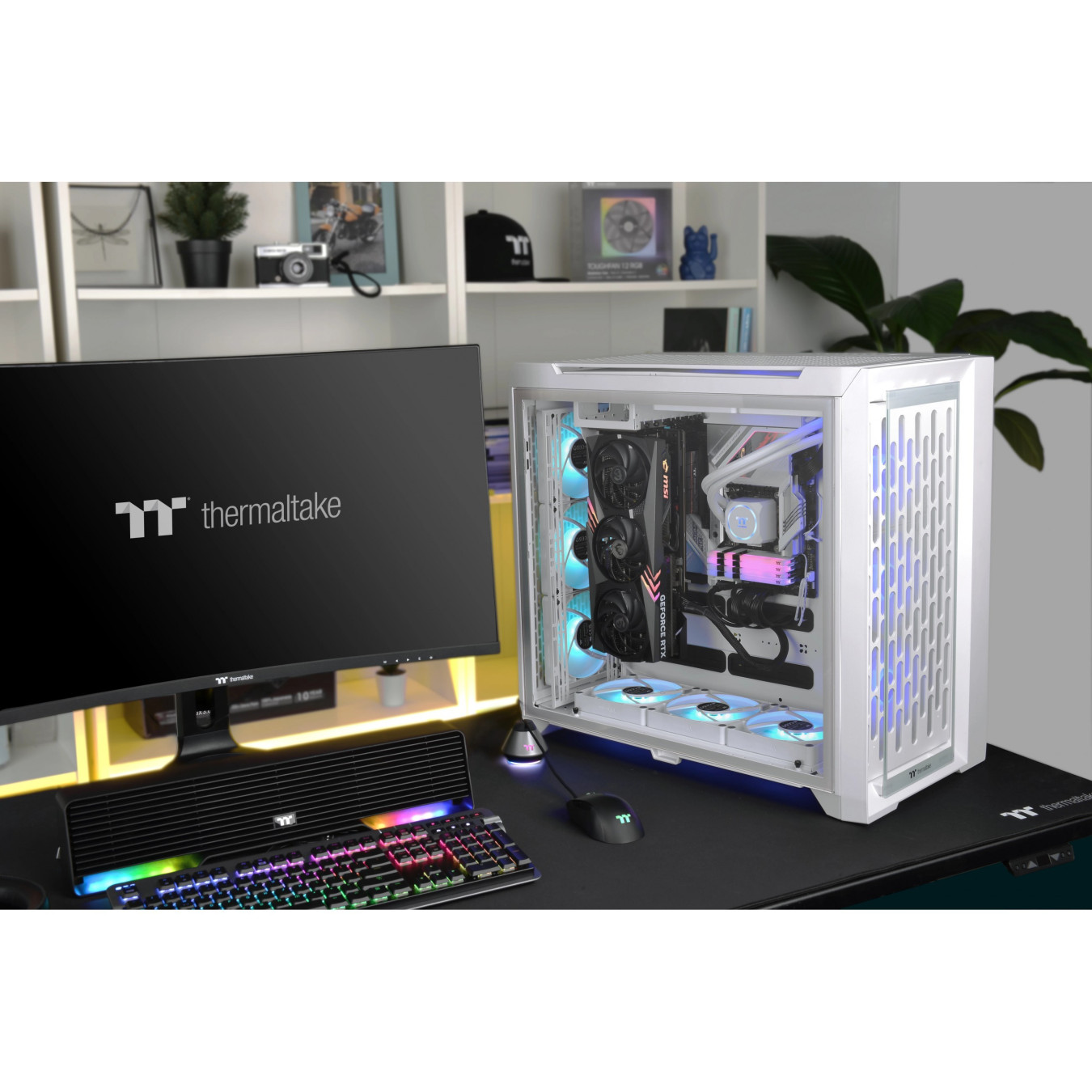 Thermaltake CTE C750 TG - Full-Tower ARGB Tempered Glass PC Case - Snow White — Buy in Cyprus with Fast Delivery