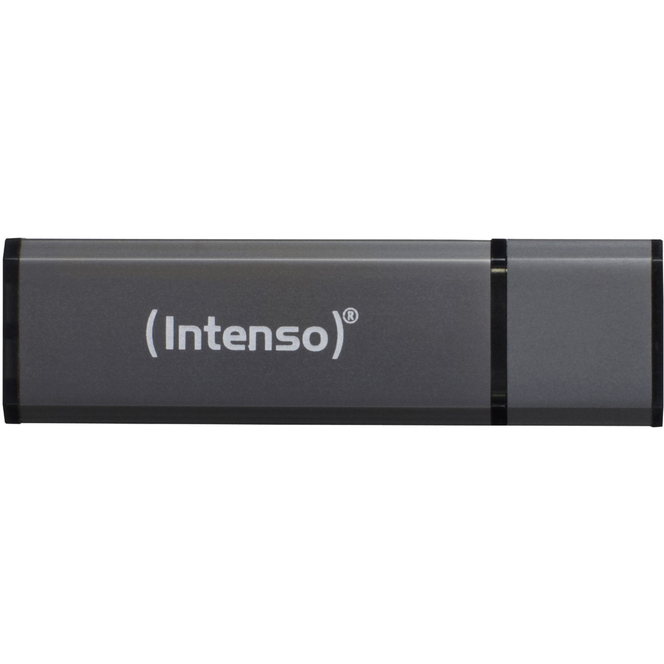 Intenso Alu Line USB Stick - 64GB - USB 2.0, Anthracite Aluminum — Buy in Cyprus with Fast Delivery
