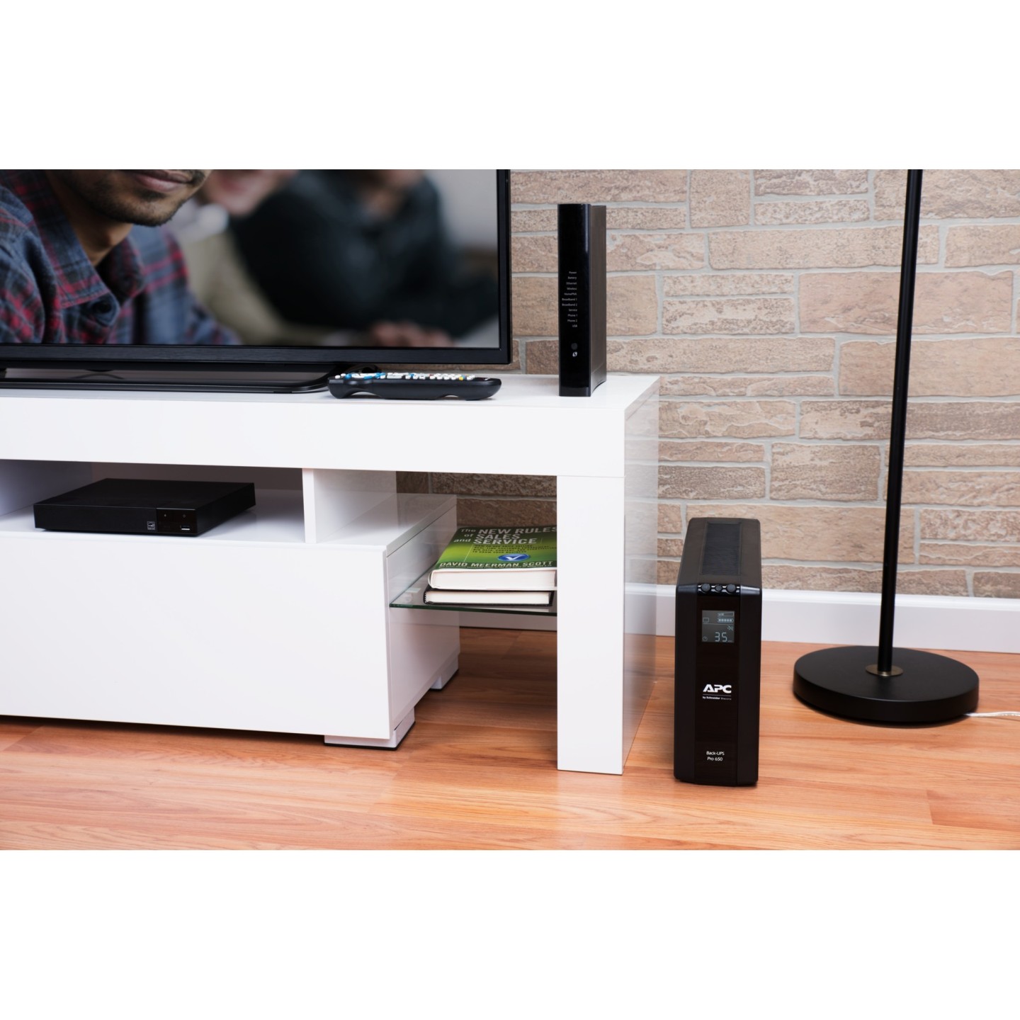 APC Back-UPS Pro BR650MI - 650VA (390W) Line-Interactive UPS with AVR, LCD, Black — Buy in Cyprus with Fast Delivery