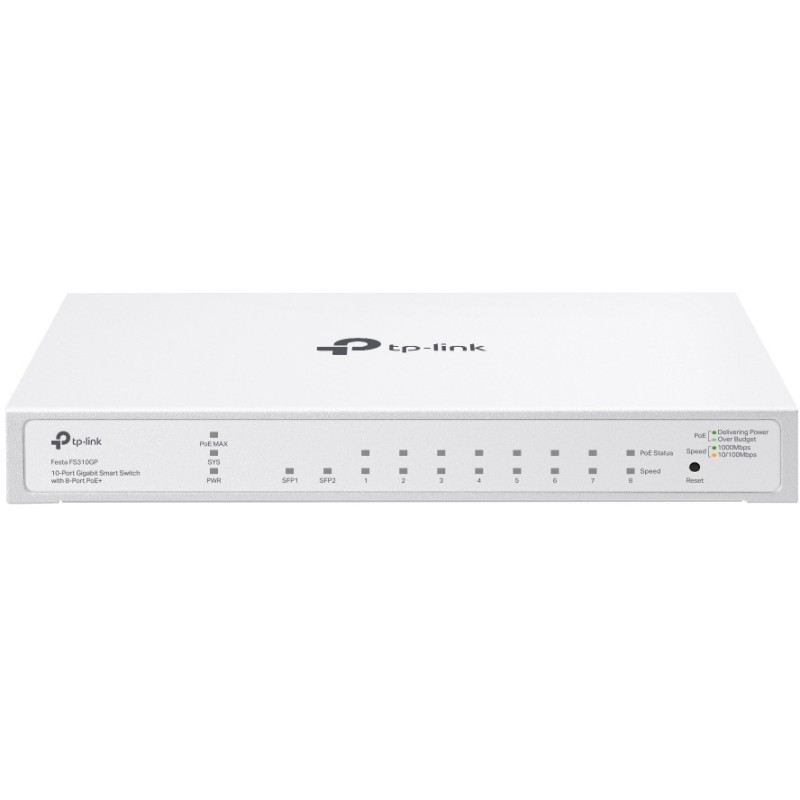Buy TP-Link Festa FS310GP - 10-Port Gigabit PoE Smart Switch (8 x RJ45 + 2 x SFP... in Cyprus, Nicosia, Limassol, Larnaka, Pafos