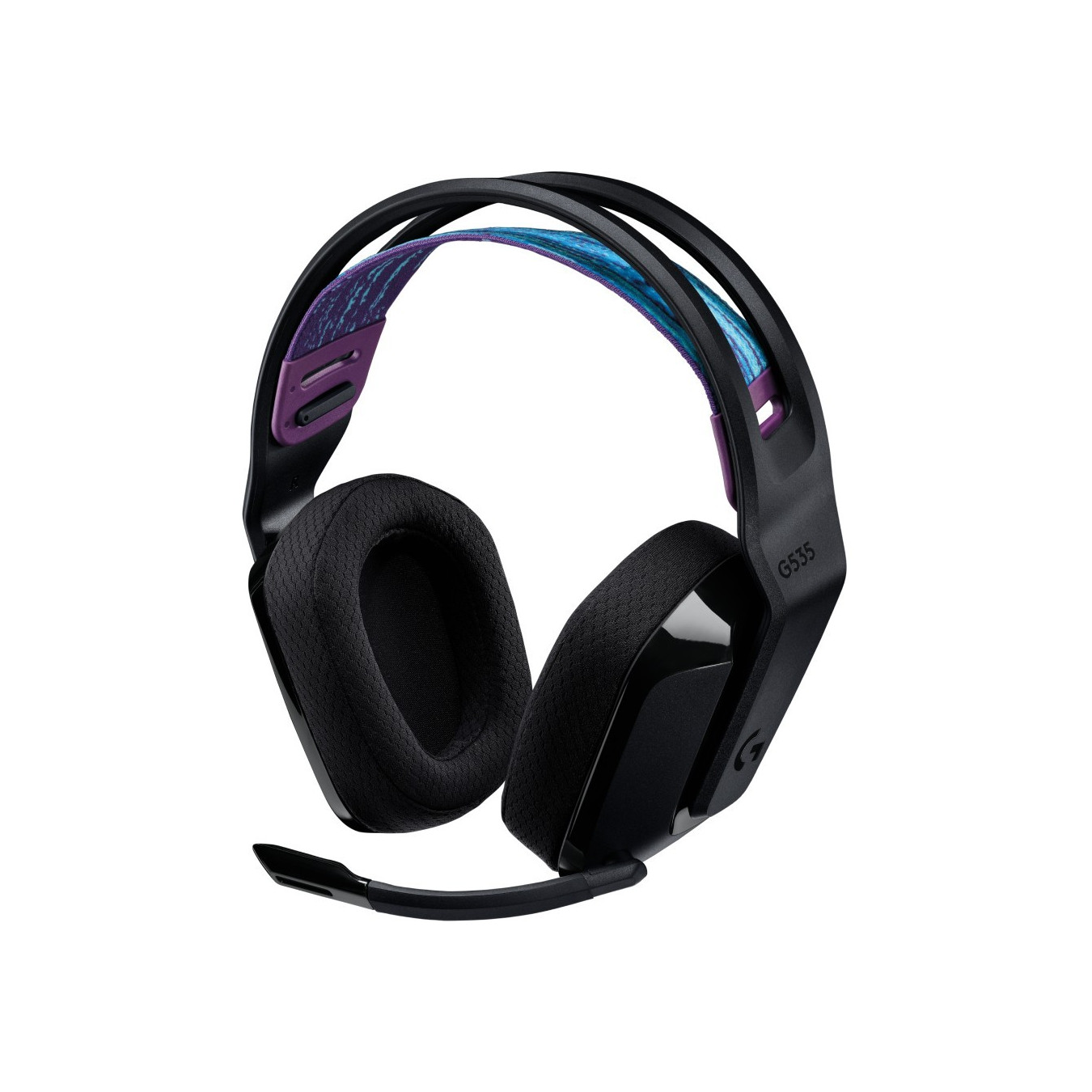 Logitech G LIGHTSPEED Wireless Gaming Headset - G535 - Black, 2.4 GHz USB-A, 33h Battery, Boom Mic