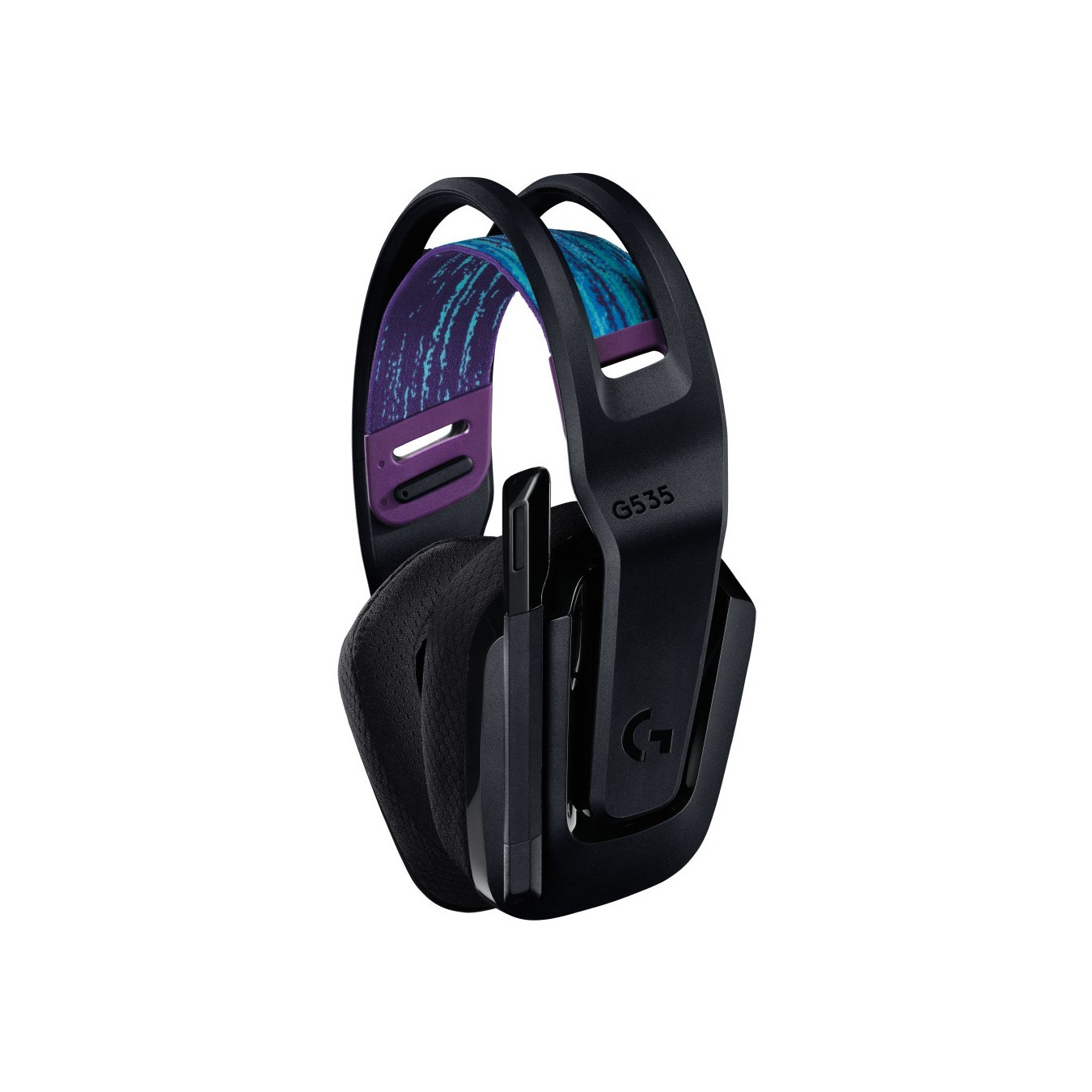 Logitech G LIGHTSPEED Wireless Gaming Headset - G535 - Black, 2.4 GHz USB-A, 33h Battery, Boom Mic