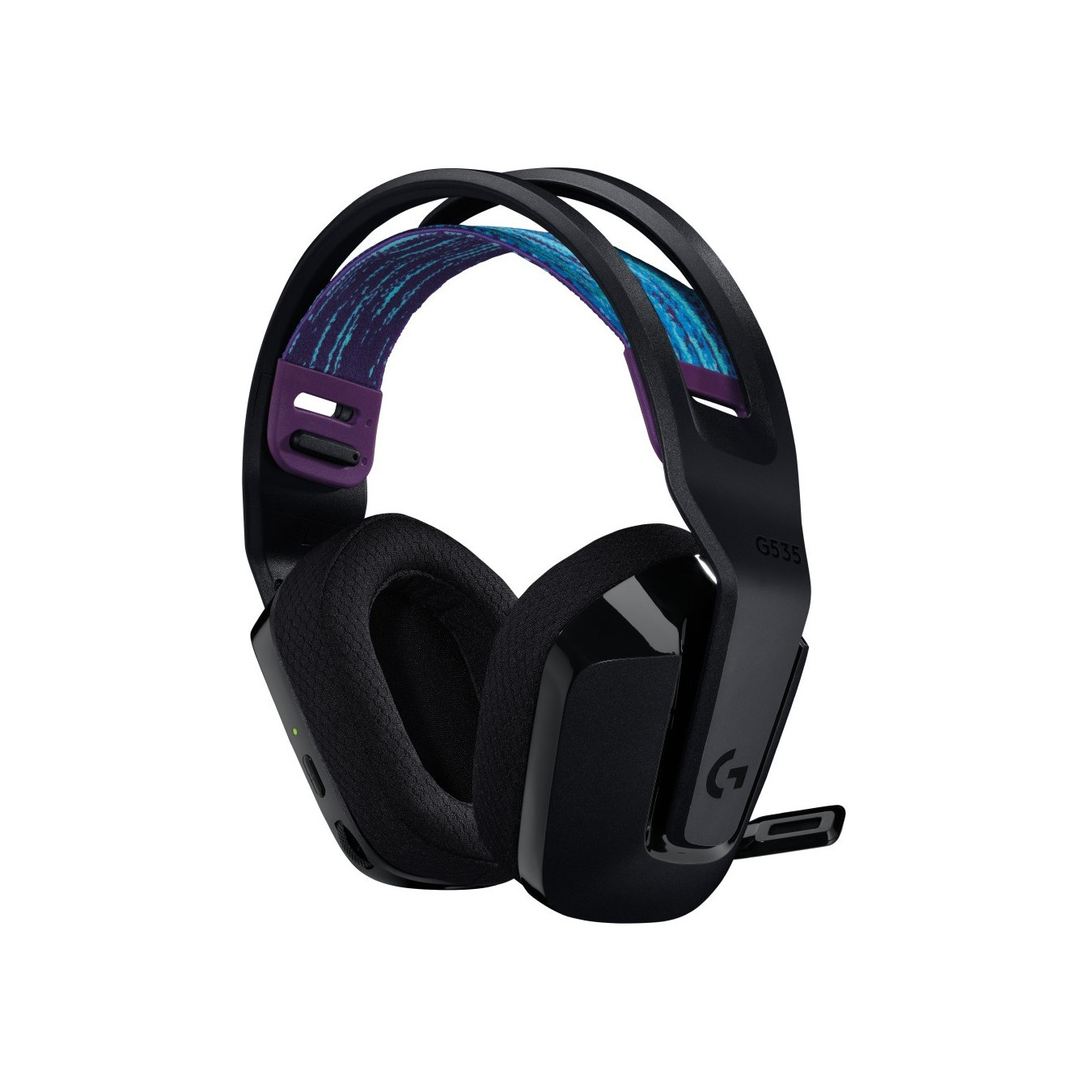 Logitech G LIGHTSPEED Wireless Gaming Headset - G535 - Black, 2.4 GHz USB-A, 33h Battery, Boom Mic