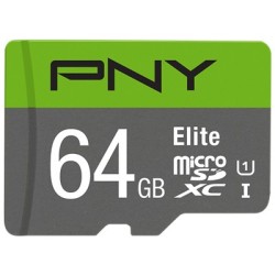 Buy PNY Elite microSDXC 64GB U1 (Class 10) Memory Card - Green/Grey in Cyprus, Nicosia, Limassol, Larnaka, Pafos