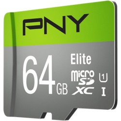 Buy PNY Elite microSDXC 64GB U1 (Class 10) Memory Card - Green/Grey in Cyprus, Nicosia, Limassol, Larnaka, Pafos
