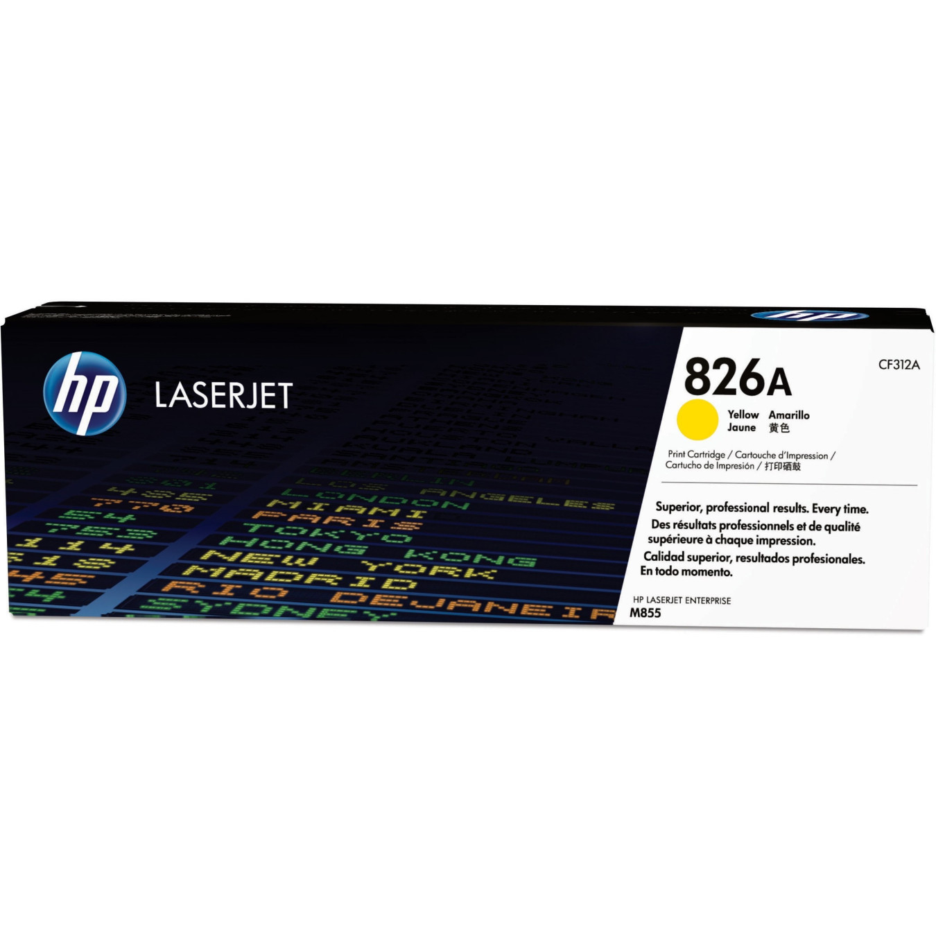 HP 826A (CF312A) Yellow Original LaserJet Toner Cartridge - Standard Yield, 31,500 pages, 1-pack
