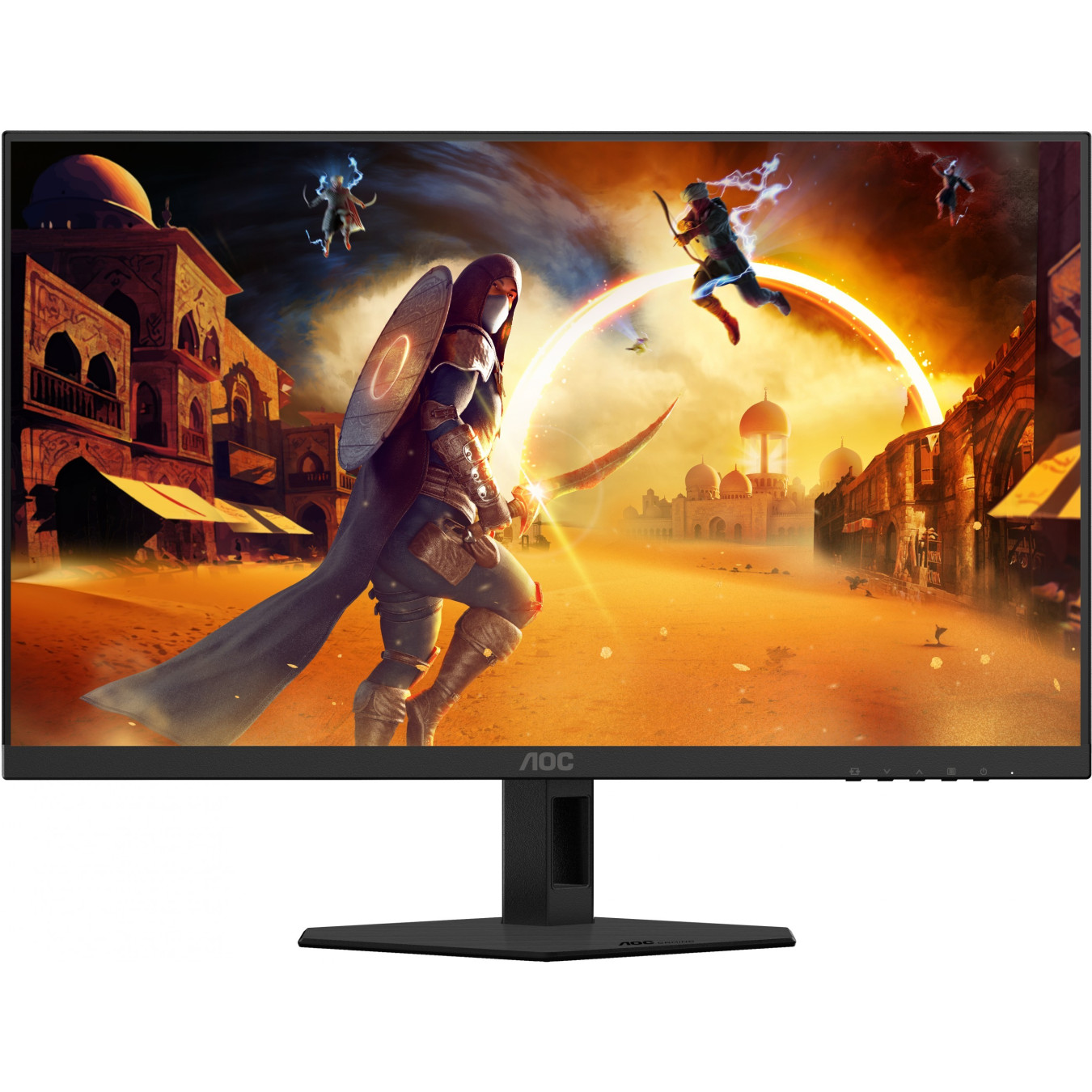 AOC Q24G4RE - 23.8" QHD Fast IPS Gaming Monitor - Black/Red, 180Hz, 1ms GTG, HDR10 — Buy in Cyprus with Fast Delivery