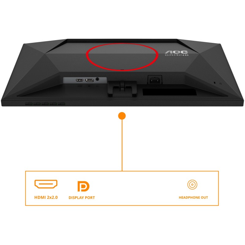 Buy AOC Q24G4RE - 23.8" QHD Fast IPS Gaming Monitor - Black/Red, 180Hz, 1ms GTG,... in Cyprus, Nicosia, Limassol, Larnaka, Pafos