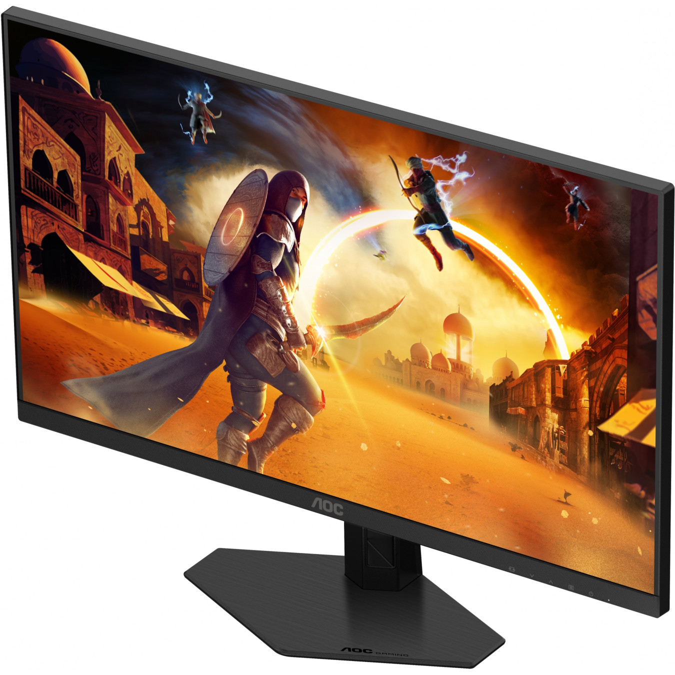 AOC Q24G4RE - 23.8" QHD Fast IPS Gaming Monitor - Black/Red, 180Hz, 1ms GTG, HDR10 — Buy in Cyprus with Fast Delivery