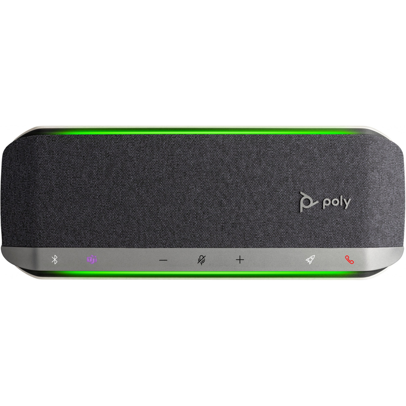 HP Poly Sync 40 Speakerphone - Microsoft Teams Certified - Silver, Bluetooth 5.1, USB-A & USB-C, 30h Battery