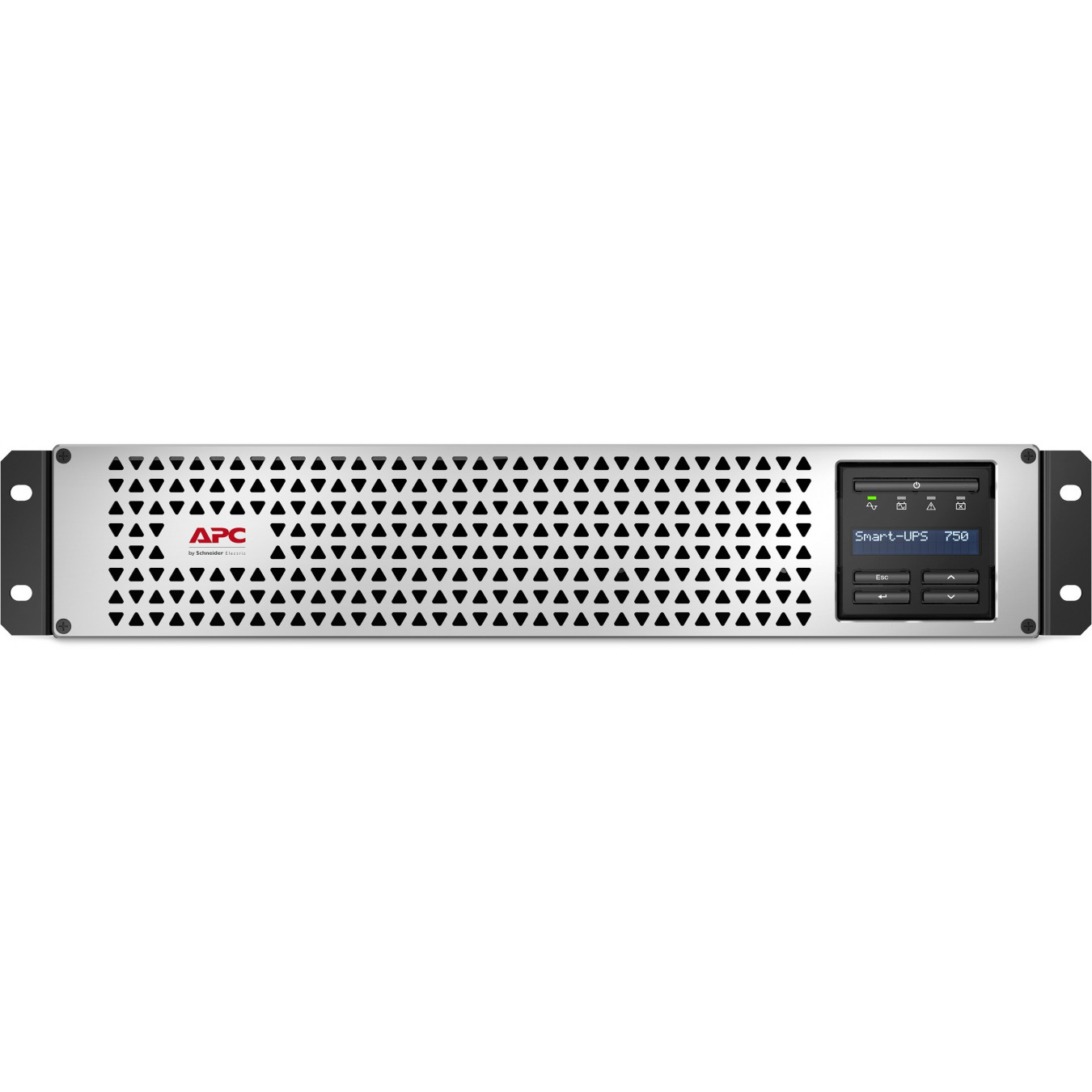 APC Smart-UPS SMTL750RMI2UC - 750VA/600W LiFePO4 Line-Interactive UPS, Rack/Tower 2U, 6×IEC-C13, Short Depth, LCD (Grey)