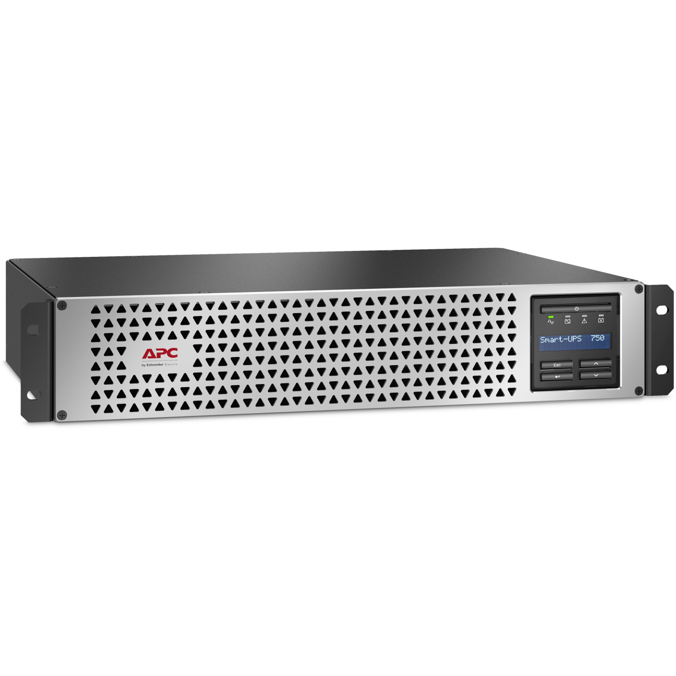 APC Smart-UPS SMTL750RMI2UC - 750VA/600W LiFePO4 Line-Interactive UPS, Rack/Tower 2U, 6×IEC-C13, Short Depth, LCD (Grey)