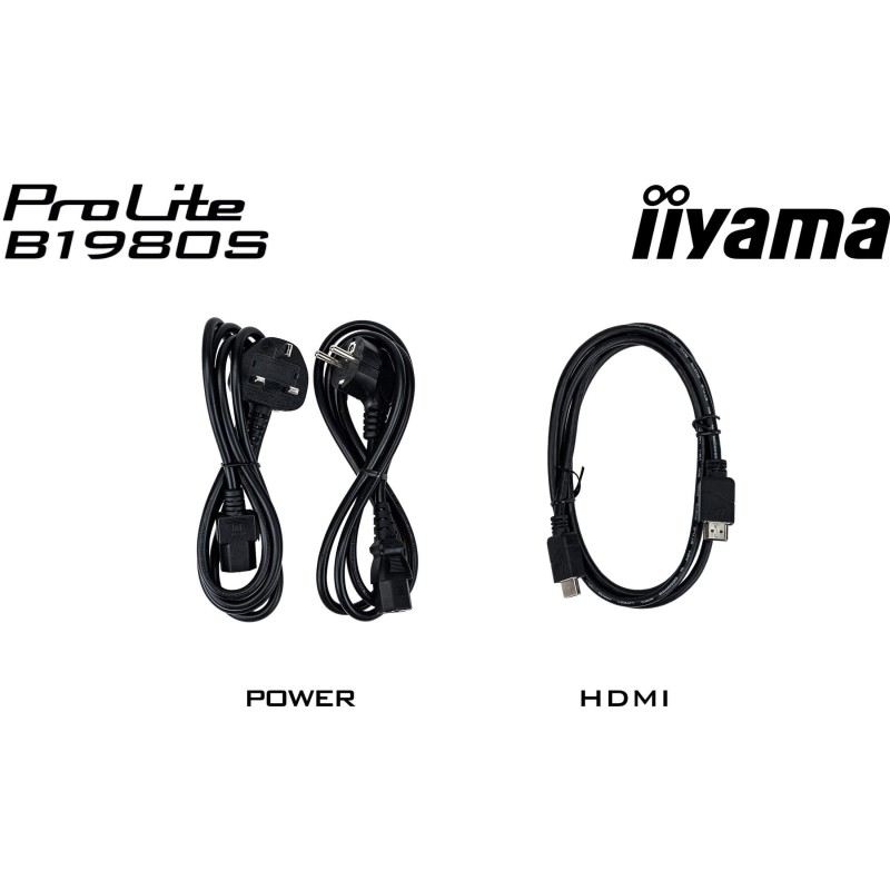 Buy iiyama ProLite B1980S-B1 - 19in 5:4 TN LED Monitor, 1280x1024, HDMI+DP, Heig... in Cyprus, Nicosia, Limassol, Larnaka, Pafos