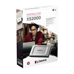 Buy Kingston XS2000 Portable SSD - 4TB - USB-C 3.2 Gen2, 2000 MB/s, Black/Silver in Cyprus, Nicosia, Limassol, Larnaka, Pafos