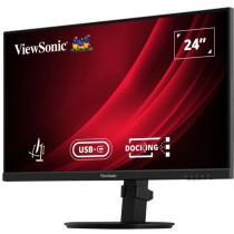 ViewSonic VG2409U-2 - 23.8" FHD IPS 100Hz Monitor, USB-C/DP/HDMI, FreeSync, Height/Swivel/Pivot, Black