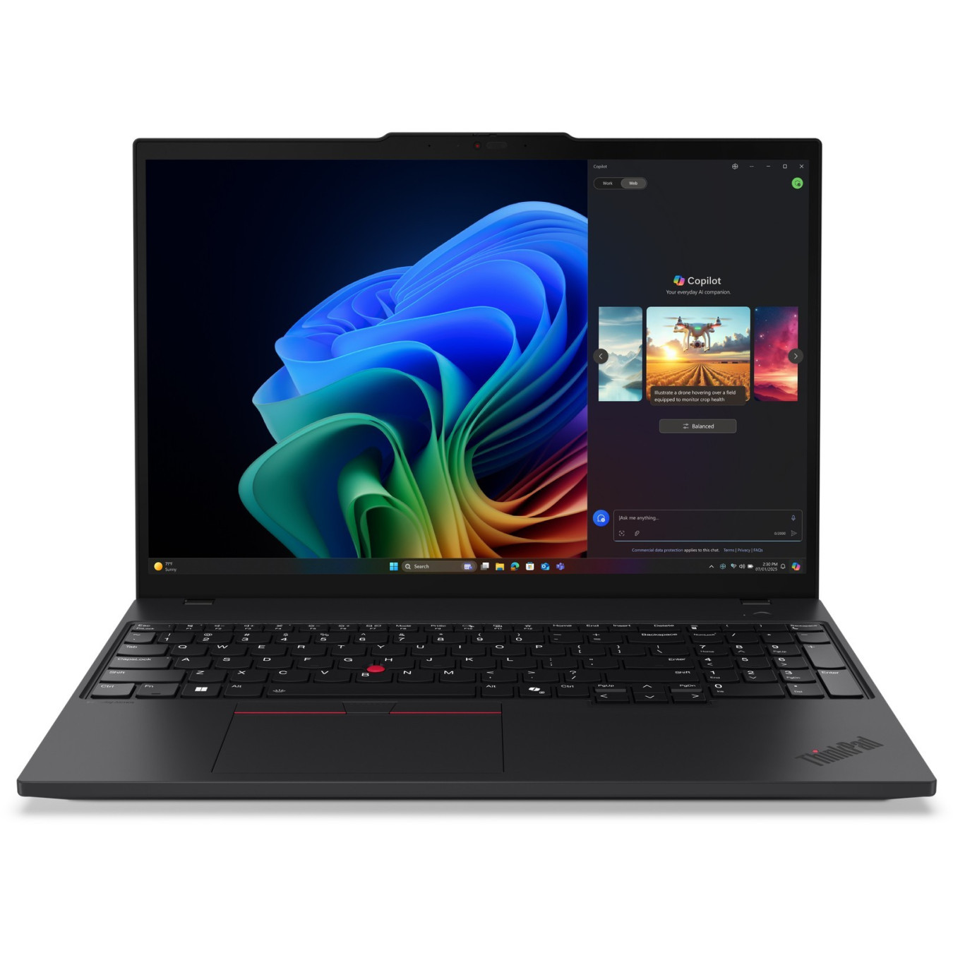 Lenovo ThinkPad T16 Gen 4 - AMD Ryzen AI 7 350 (2.0–5.0 GHz) - 16-inch WUXGA, 32GB DDR5, 1TB SSD, Black, Windows 11 Pro