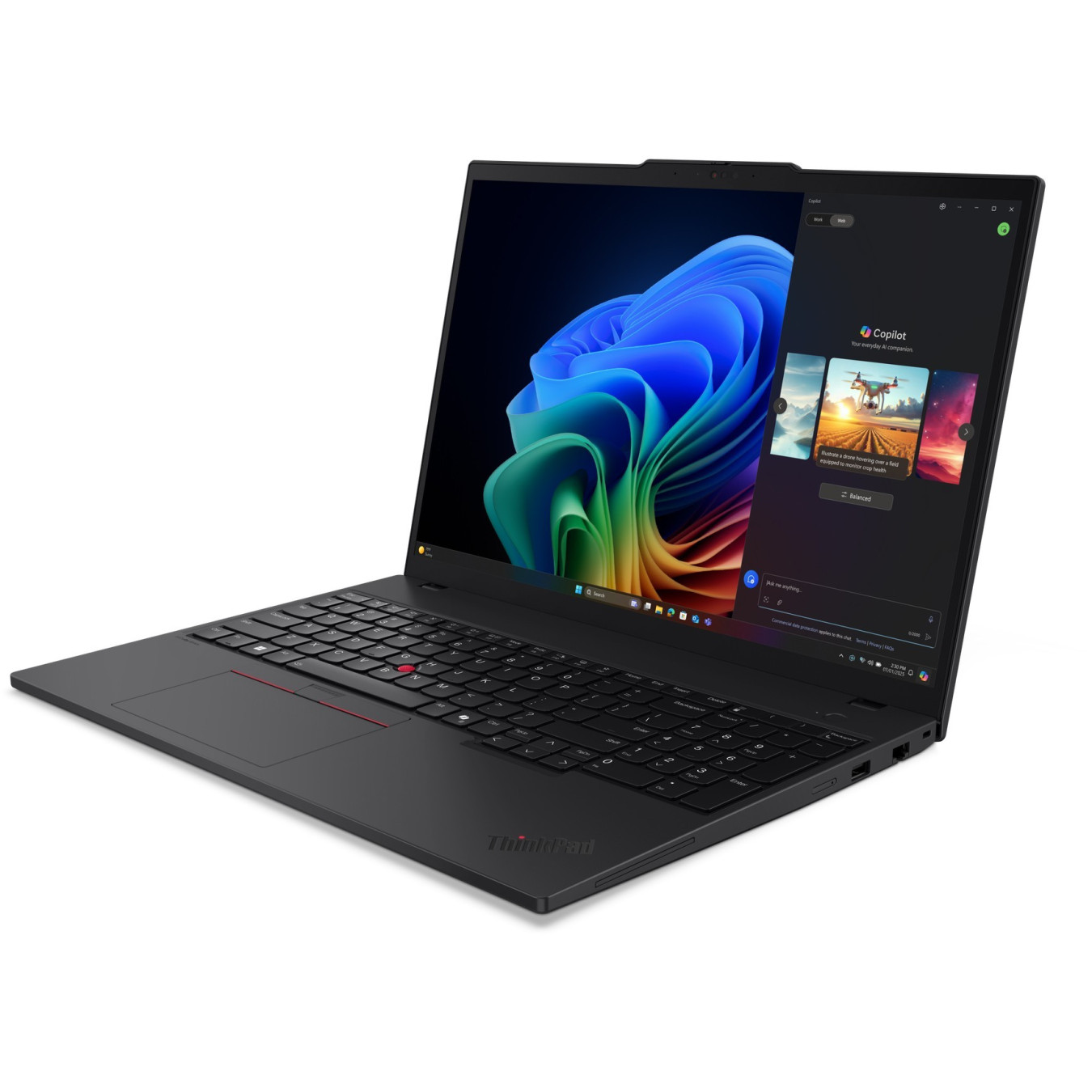 Lenovo ThinkPad T16 Gen 4 - AMD Ryzen AI 7 350 (2.0–5.0 GHz) - 16-inch WUXGA, 32GB DDR5, 1TB SSD, Black, Windows 11 Pro