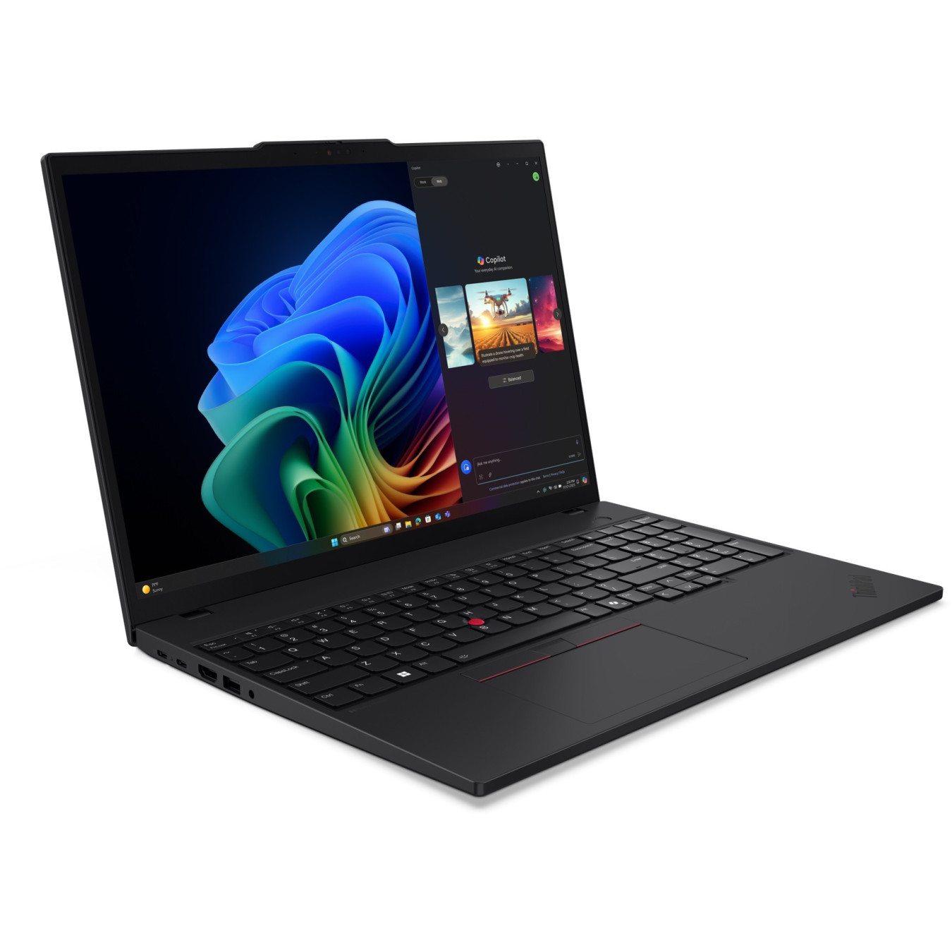 Lenovo ThinkPad T16 Gen 4 - AMD Ryzen AI 7 350 (2.0–5.0 GHz) - 16-inch WUXGA, 32GB DDR5, 1TB SSD, Black, Windows 11 Pro