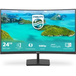 Buy Philips 241E1SCA - 23.6in Curved VA Full HD Monitor (1920x1080) - 75Hz, 4ms,... in Cyprus, Nicosia, Limassol, Larnaka, Pafos