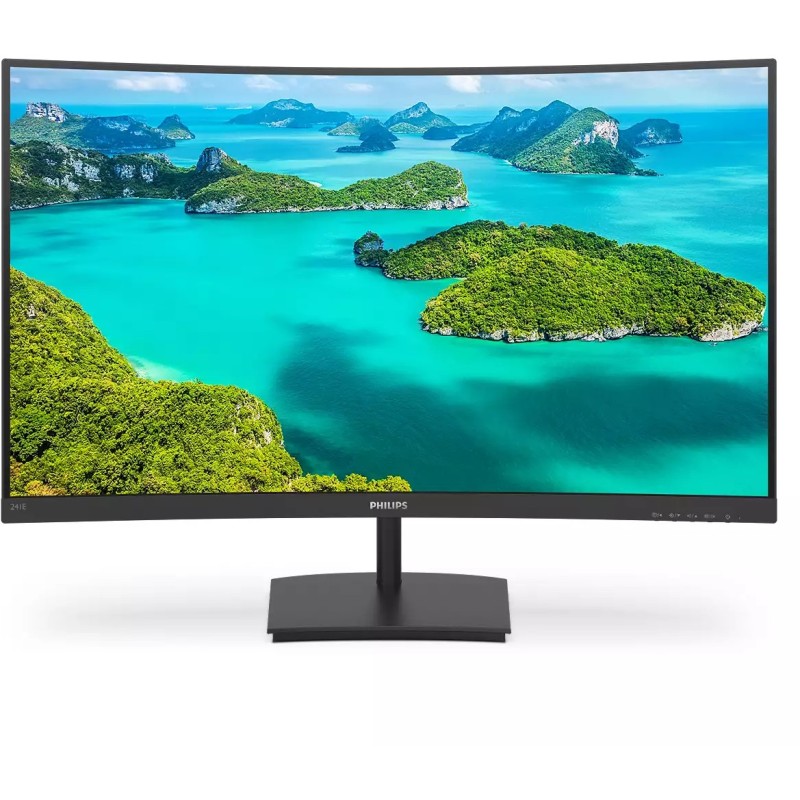 Buy Philips 241E1SCA - 23.6in Curved VA Full HD Monitor (1920x1080) - 75Hz, 4ms,... in Cyprus, Nicosia, Limassol, Larnaka, Pafos