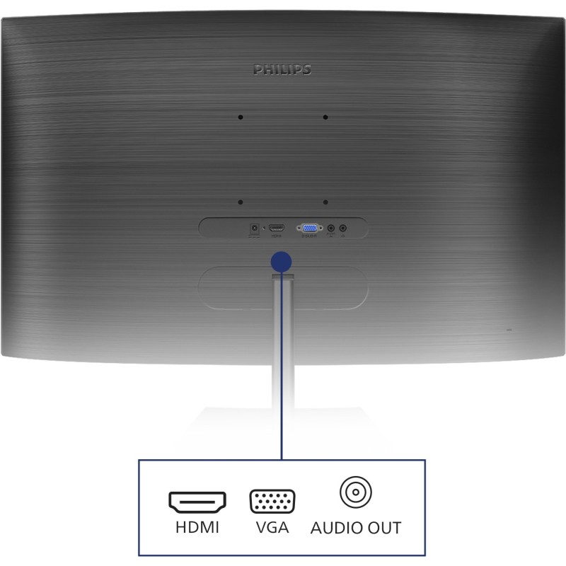 Buy Philips 241E1SCA - 23.6in Curved VA Full HD Monitor (1920x1080) - 75Hz, 4ms,... in Cyprus, Nicosia, Limassol, Larnaka, Pafos