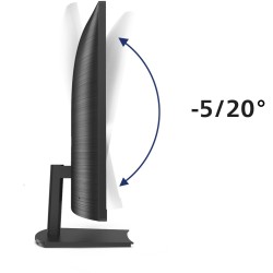 Buy Philips 241E1SCA - 23.6in Curved VA Full HD Monitor (1920x1080) - 75Hz, 4ms,... in Cyprus, Nicosia, Limassol, Larnaka, Pafos