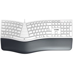 Buy CHERRY KC 4500 ERGO - Corded USB Ergonomic Curved Keyboard, QWERTZ German, 1... in Cyprus, Nicosia, Limassol, Larnaka, Pafos