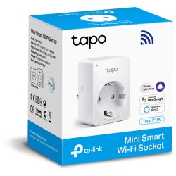Buy TP-Link Tapo P100 Mini Smart Wi-Fi Plug - White - 1x Smart Socket, 10 A, 2.4... in Cyprus, Nicosia, Limassol, Larnaka, Pafos