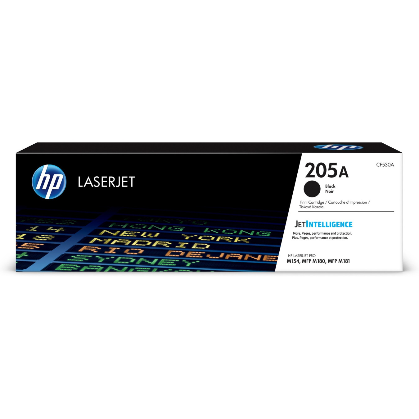 HP 205A Original Black LaserJet Toner Cartridge - CF530A - Black, Standard Yield (1100 pages)