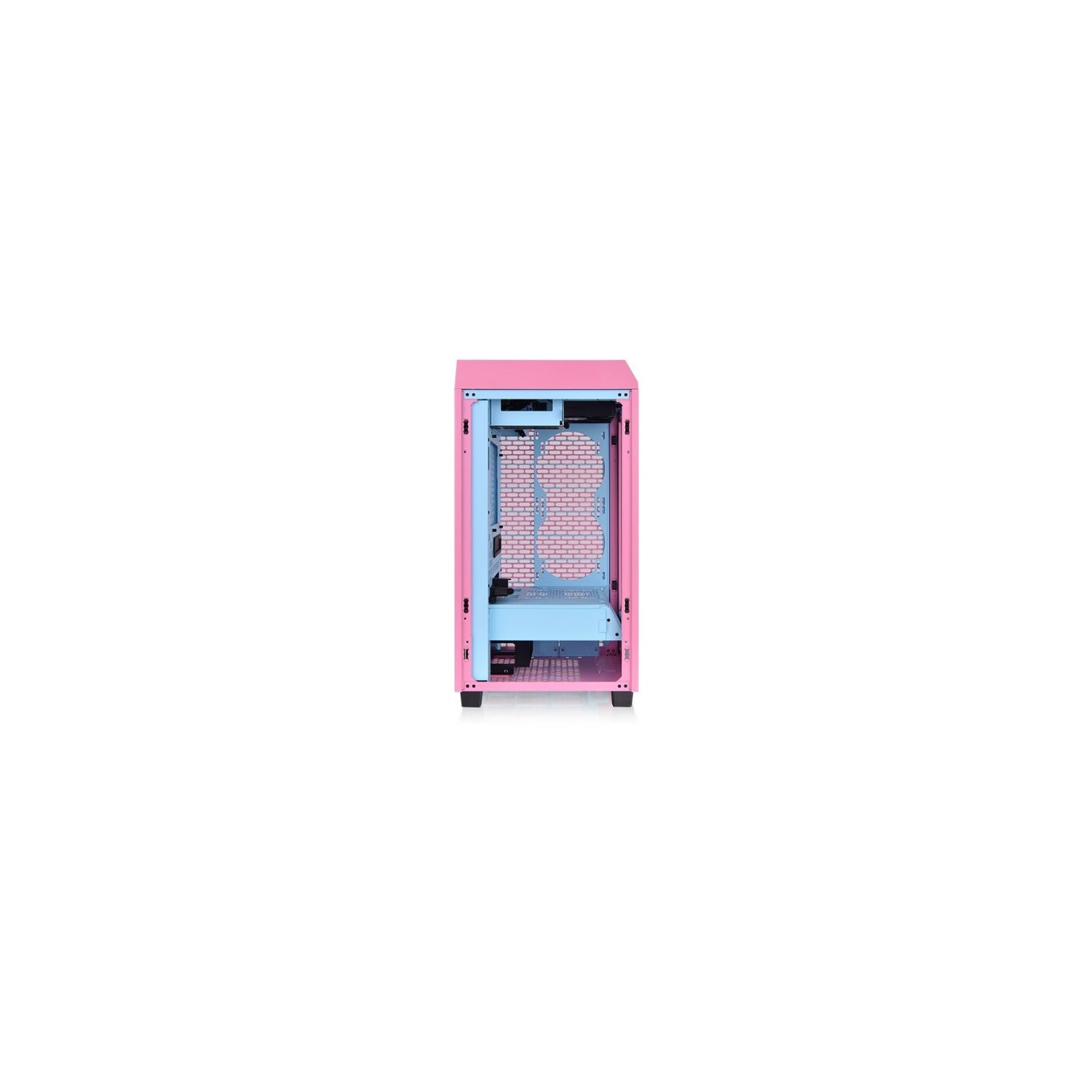 Thermaltake The Tower 200 - Mini-ITX Gaming PC Case, Tempered Glass, Bubble Pink — Buy in Cyprus with Fast Delivery