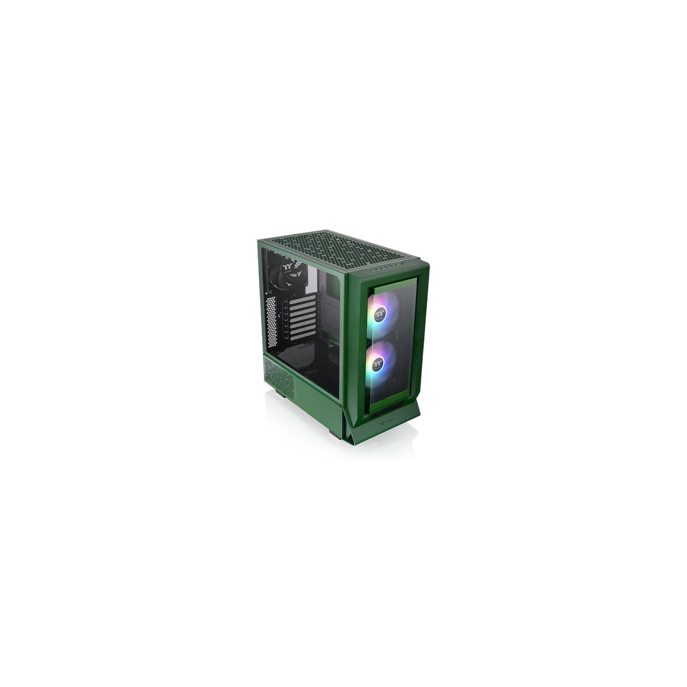 Thermaltake Ceres 350 MX - Midi Tower Case - Racing Green, E-ATX/ATX Support, RGB Fans, USB-C