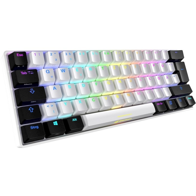 Buy Sharkoon SKILLER SGK50 S4 - 60% Mechanical Gaming Keyboard - White, German Q... in Cyprus, Nicosia, Limassol, Larnaka, Pafos