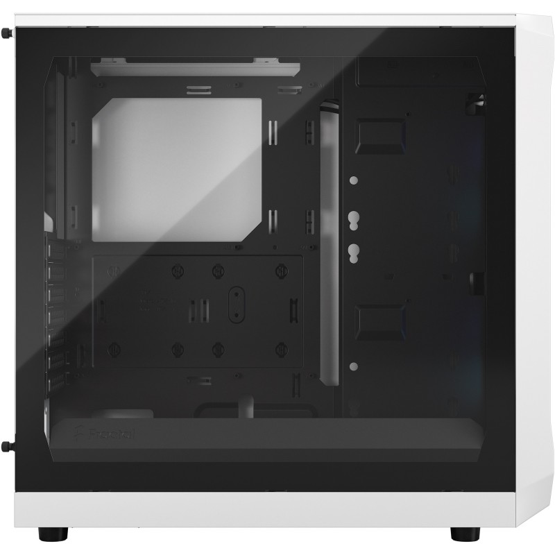 Buy Fractal Design Focus 2 RGB - Mid-Tower Case - White, Tempered Glass, RGB Fan... in Cyprus, Nicosia, Limassol, Larnaka, Pafos