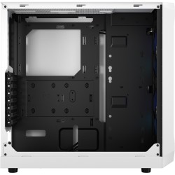 Buy Fractal Design Focus 2 RGB - Mid-Tower Case - White, Tempered Glass, RGB Fan... in Cyprus, Nicosia, Limassol, Larnaka, Pafos
