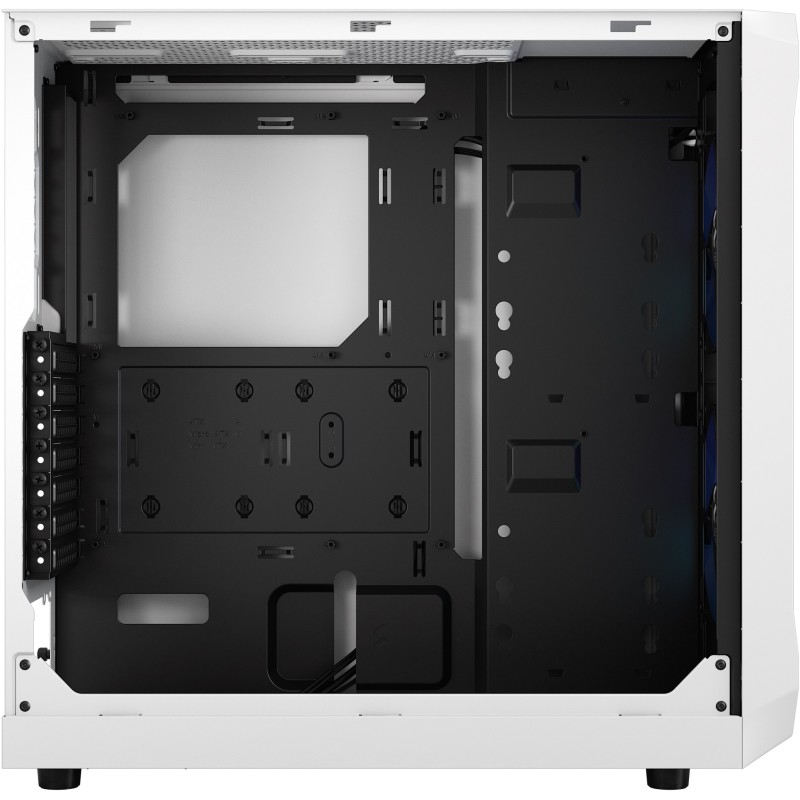 Buy Fractal Design Focus 2 RGB - Mid-Tower Case - White, Tempered Glass, RGB Fan... in Cyprus, Nicosia, Limassol, Larnaka, Pafos