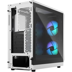 Buy Fractal Design Focus 2 RGB - Mid-Tower Case - White, Tempered Glass, RGB Fan... in Cyprus, Nicosia, Limassol, Larnaka, Pafos