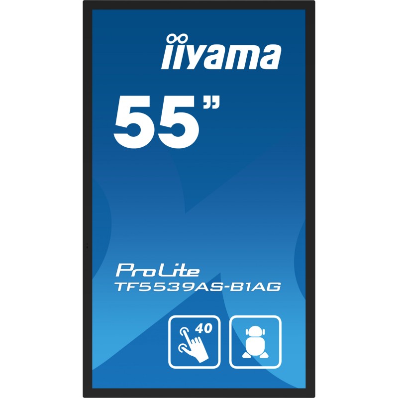 Buy iiyama TF5539AS-B1AG - 55-inch 4K Android All-in-One Touch Display, IPS, 40-... in Cyprus, Nicosia, Limassol, Larnaka, Pafos