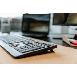 Buy Cherry KW 3000 - Wireless RF 2.4GHz Full-Size Keyboard - Black, Spanish QWER... in Cyprus, Nicosia, Limassol, Larnaka, Pafos