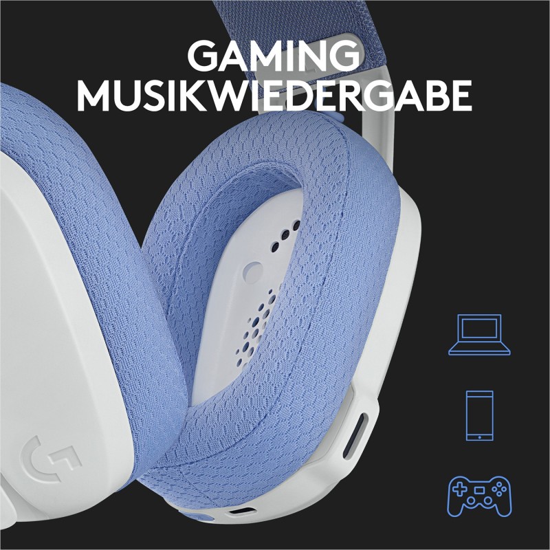 Buy Logitech G435 LIGHTSPEED Wireless Gaming Headset - G435 - Dual 2.4GHz & Blue... in Cyprus, Nicosia, Limassol, Larnaka, Pafos