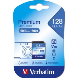 Buy Verbatim Premium SDXC Card - 128GB - Class 10 (U1), up to 80 MB/s Transfer, ... in Cyprus, Nicosia, Limassol, Larnaka, Pafos