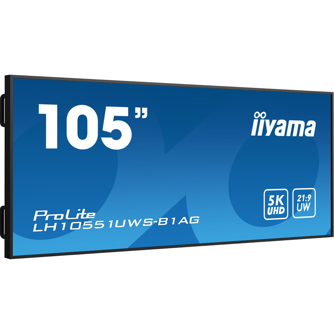 iiyama LH10551UWS-B1AG - 105" 21:9 5K2K IPS LED Digital Signage Display, Black (HDMI 2.0 / DP / USB-C, 24/7)