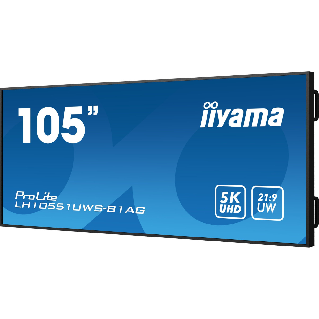 iiyama LH10551UWS-B1AG - 105" 21:9 5K2K IPS LED Digital Signage Display, Black (HDMI 2.0 / DP / USB-C, 24/7)
