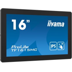 Buy iiyama ProLite TF1615MC-B1 - 15.6" Full HD IPS PCAP 10-point Touchscreen, VG... in Cyprus, Nicosia, Limassol, Larnaka, Pafos