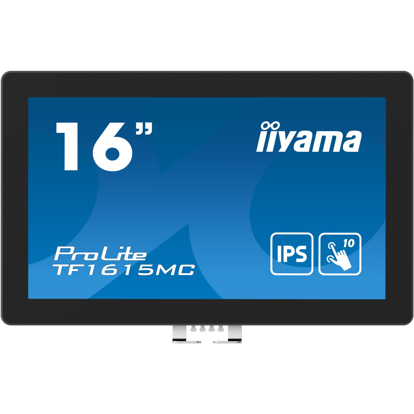iiyama ProLite TF1615MC-B1 - 15.6" Full HD IPS PCAP 10-point Touchscreen, VGA/HDMI/DP, Black