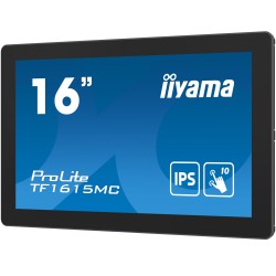 Buy iiyama ProLite TF1615MC-B1 - 15.6" Full HD IPS PCAP 10-point Touchscreen, VG... in Cyprus, Nicosia, Limassol, Larnaka, Pafos