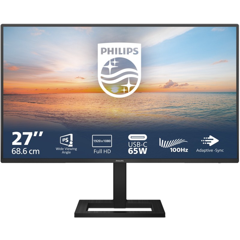 Buy Philips 27E1N1300AE - 27-inch IPS Full HD Monitor, 100Hz, USB-C PD65W, HDMI ... in Cyprus, Nicosia, Limassol, Larnaka, Pafos