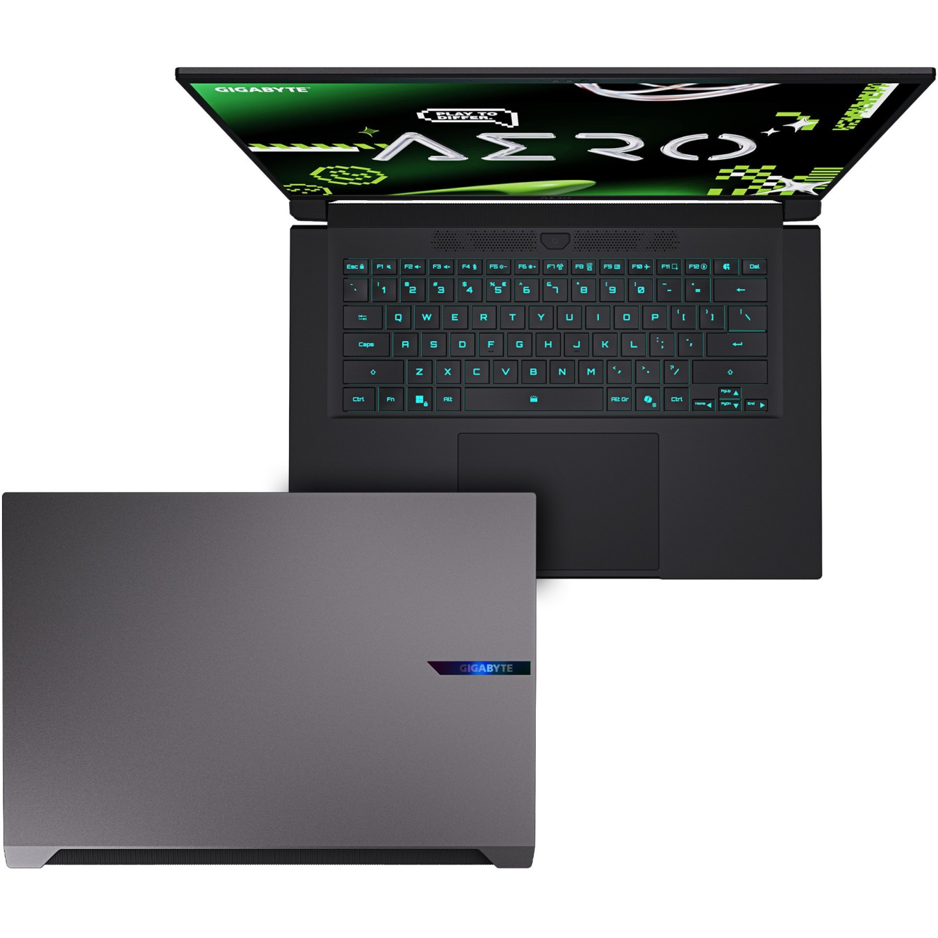 GIGABYTE AERO X16 - 1VH93DEC64AH - Space Gray, AMD Ryzen AI 7 350 (2.0–5.0 GHz), 32GB DDR5, 1TB SSD, RTX 5060, 16" WQXGA